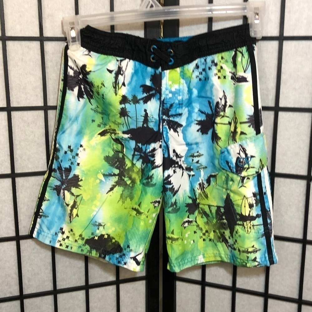 OP Drawstring Swim Trunks Size 8